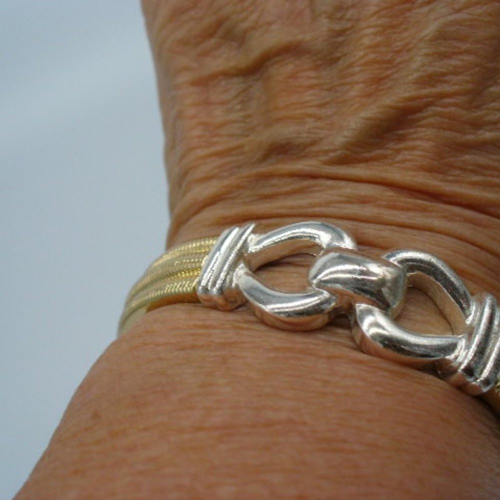 Gold & Silver Rope Bracelet - Picture 3 of 3